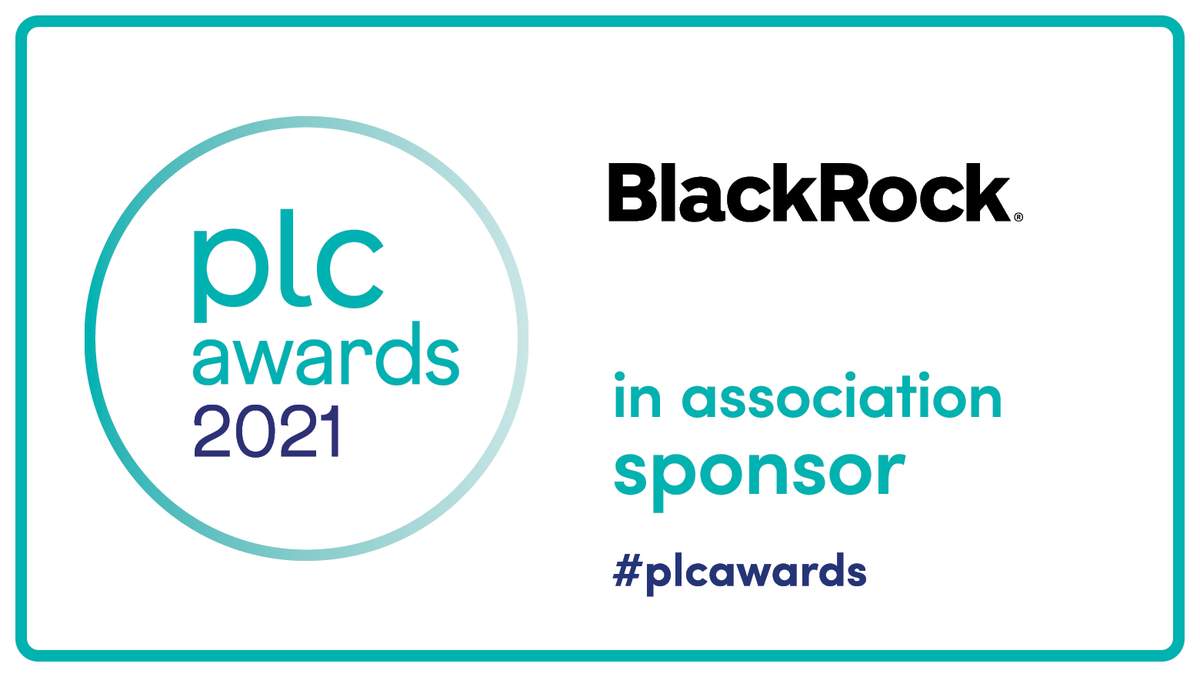 We are delighted to welcome back <a href="/BlackRock/">BlackRock</a> as an 'in association' sponsor at this year's plc awards! #welcomeback #sponsor #plc #plcawards