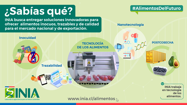 Conoce más sobre el Área Nacional de Alimentos del Futuro #INIAChile y la aplicación de tecnologías en la industria agroalimentaria🍎🍛 

➡️bit.ly/3sq52dF

<a href="/AGarces_F/">Andrea Garcés</a> <a href="/CristyVergara/">Cristy</a> <a href="/bdefilippi/">Bruno Defilippi</a>