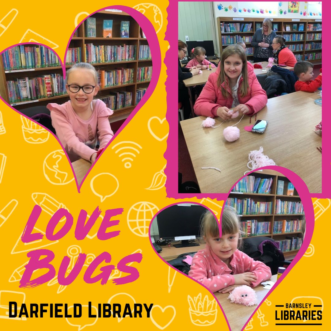 We loved creating Love Bugs at Darfield Library during half term. Here are a few photos from the session...