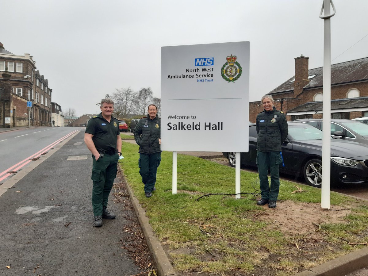 Well I'm up in north Cumbria.weathers worse than Burnley!!but the green folk are great💚💙..safe handover improvement with the lovely Gill! <a href="/gillmanihera/">@NWAMB_GillManihera</a> <a href="/joyfurnival/">Dr Joy Furnival CEng MIET 🐝</a> <a href="/AdeleMarkland/">Adele Markland</a> <a href="/powerNHS/">Maxine Power</a> @NwambG <a href="/NWAmb_QI/">NWAS Quality Improvement</a>