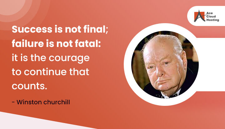 AceCloudHosting's tweet photo. “Success is not final; failure is not fatal: it is the courage to continue that counts.” 

– Winston Churchill

#MondayMotivation #Success #Failure #Courage #ACEITUP https://t.co/4htnt4mDzh