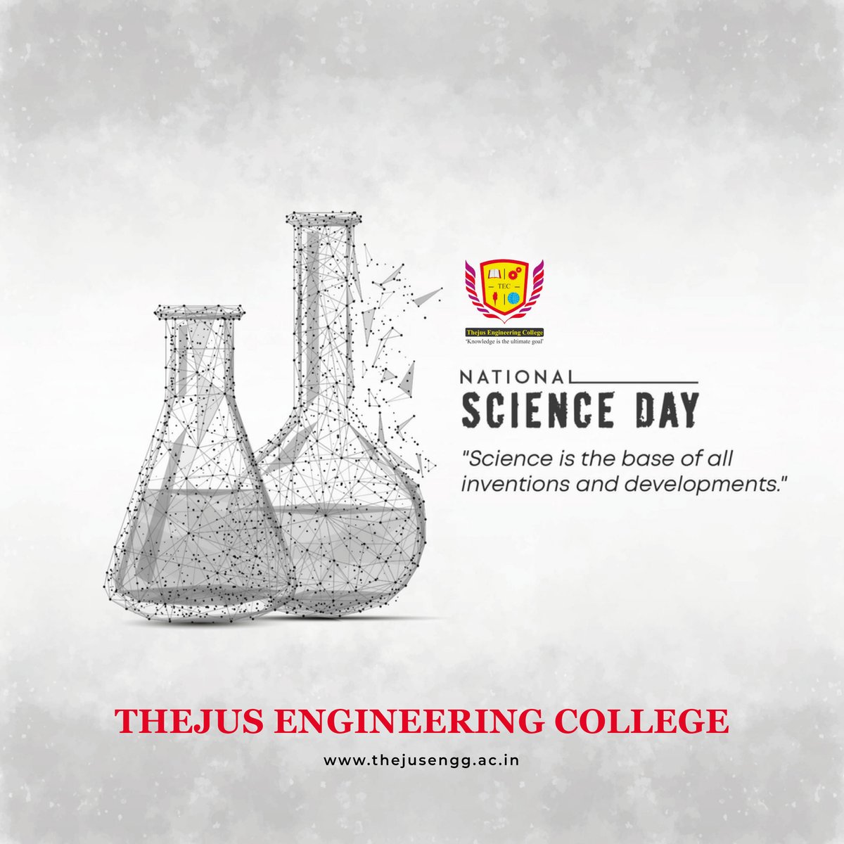 CollegeThejus's tweet photo. Science is the basis of all inventions and developments. Every year, India celebrates March-28 as National Science Day to remember the discovery of the Raman Effect, a discovery that also earned him the Nobel Prize in 1930 in the field of Physics.
#scienceday #nationalscienceday https://t.co/x4GjsSqDLB