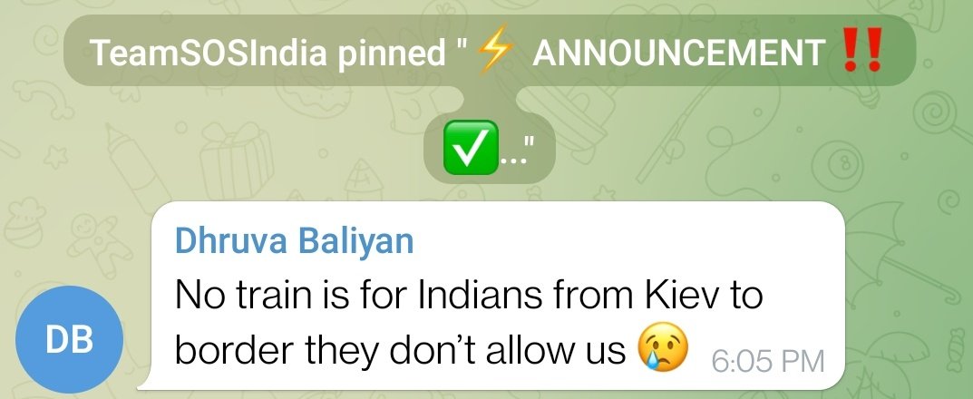 TeamSOSIndia's tweet photo. #Kyiv #UkraineRussiaCrisis

No train is for Indian students from Kiev to border they didn't allowed https://t.co/jcDUTT7uBC