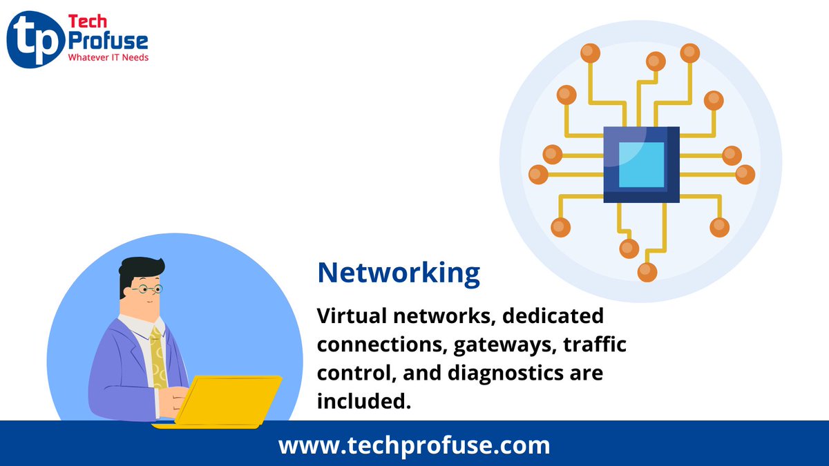 techprofuse's tweet image. TechProfuse provides Networking services through which one can have dedicated network connections, gateways, traffic control, and virtual networks. To know more about the services offered, check out the link techprofuse.com.
#networkingbusiness #networkmarketing