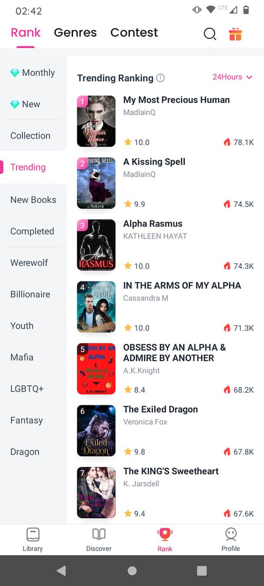 madlain_q's tweet photo. This must be my lucky Monday 🥰😁🎉
Two of my book landed on the top of #GoodNovel ranking!❤️😊
#amwirting #HappyMonday #romance #fantasy 
https://t.co/iJVyaQwUxT
https://t.co/yCgPiq4T7P https://t.co/yPltz9qLOk