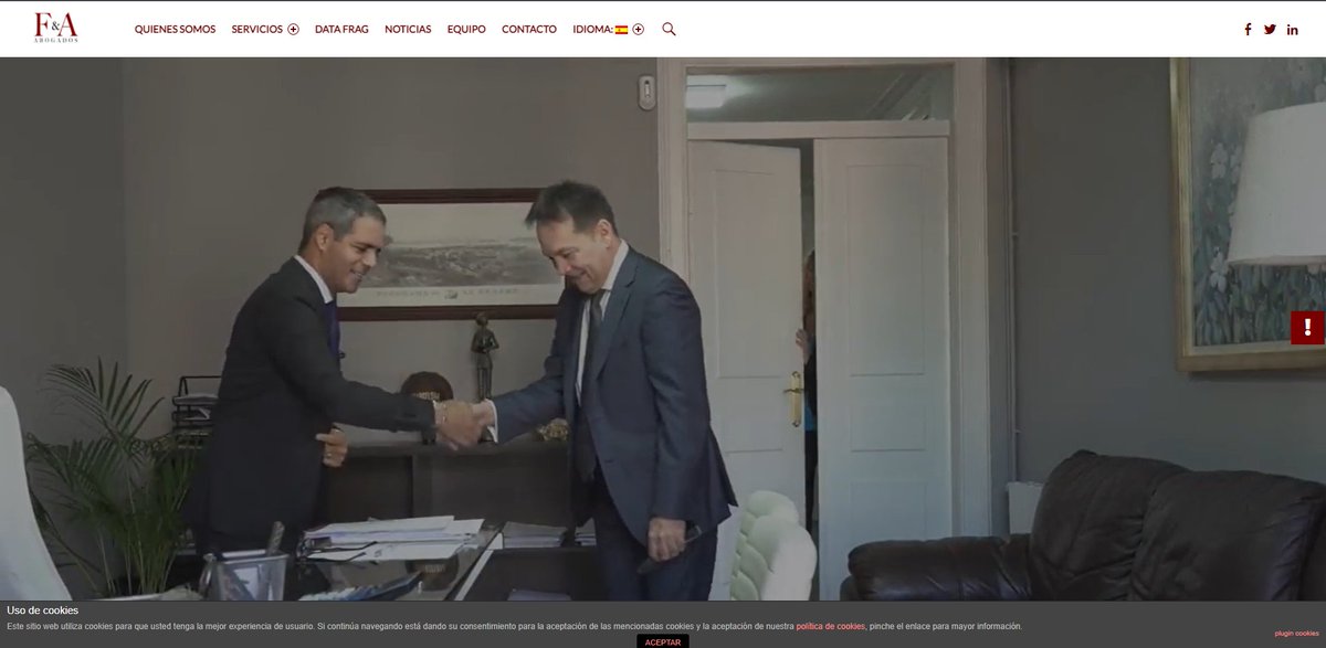 BlogsDerecho's tweet photo. #Actualización En #BlogsdeDerecho hablamos sobre Fraga &amp; Abogados en https://t.co/CHdBVCQtkD
@FragaAbogados https://t.co/9qpU3cKlwV
