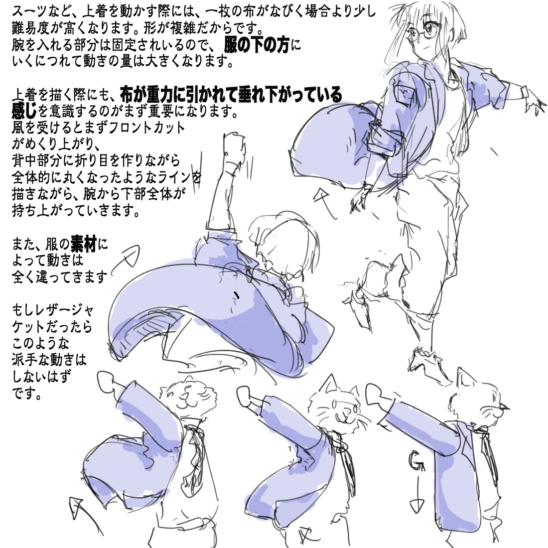 服と髪の毛の動きについて
#絵描きさんと繋がりたい
#冬の創作クラスタフォロー祭り
#芸術同盟 #作画