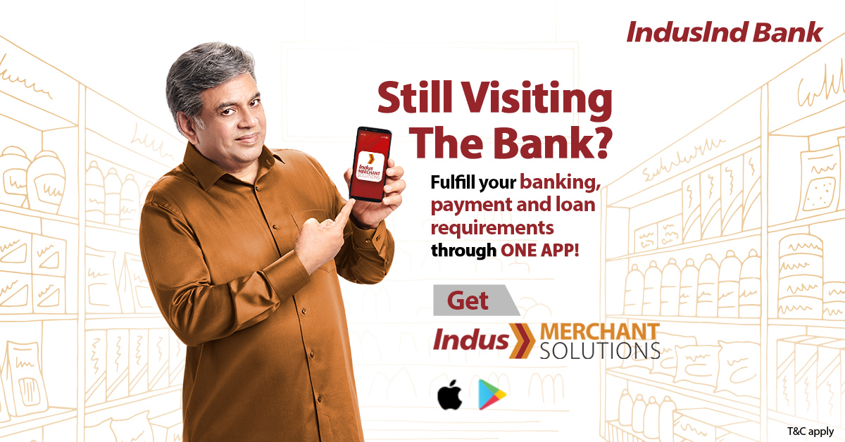MyIndusIndBank's tweet photo. The Indus Merchant Solutions app enables merchants and retailers to fulfill their banking, payment and loan requirements, on a single application without visiting the bank.
Download the app now: https://t.co/Nhq5OlLNuE
*T&amp;C Apply
#TarakkiKaKhata #MerchantSolution #IndusIndBank https://t.co/CTn5YeX0aX
