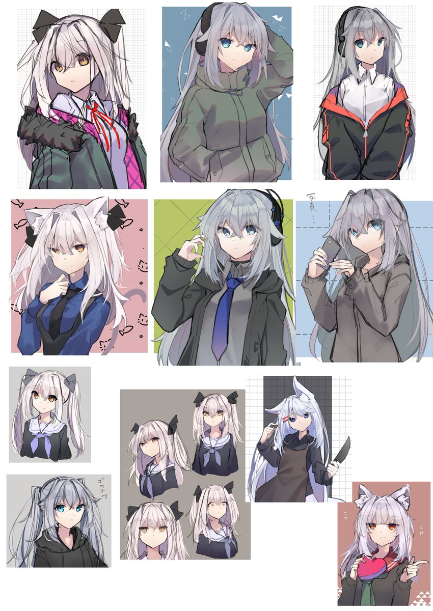 #今月描いた絵を晒そう
ラクガキだらけとはいえ頭おかしい量描いてた 