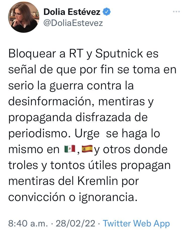 gerardoaz1993's tweet photo. @ActualidadRT y @SputnikMundo dice la Verdad al Mundo. señora #ProYankee mantenga su veneno dentro de su boca. https://t.co/ervpwgtCOn