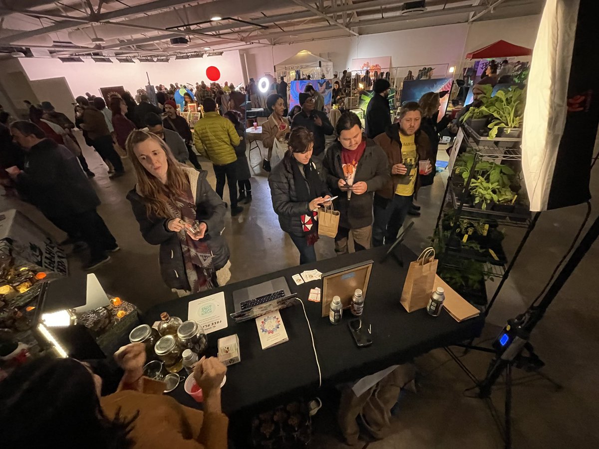 We (<a href="/growgardenio/">Gardenio</a>) gave away all 100 of the free plants we brought to the <a href="/almostrealthing/">Almost Real Things</a> magazine release party last Friday, with 100+ new waitlist signups. Coolest parties, greatest looks, such a great time.