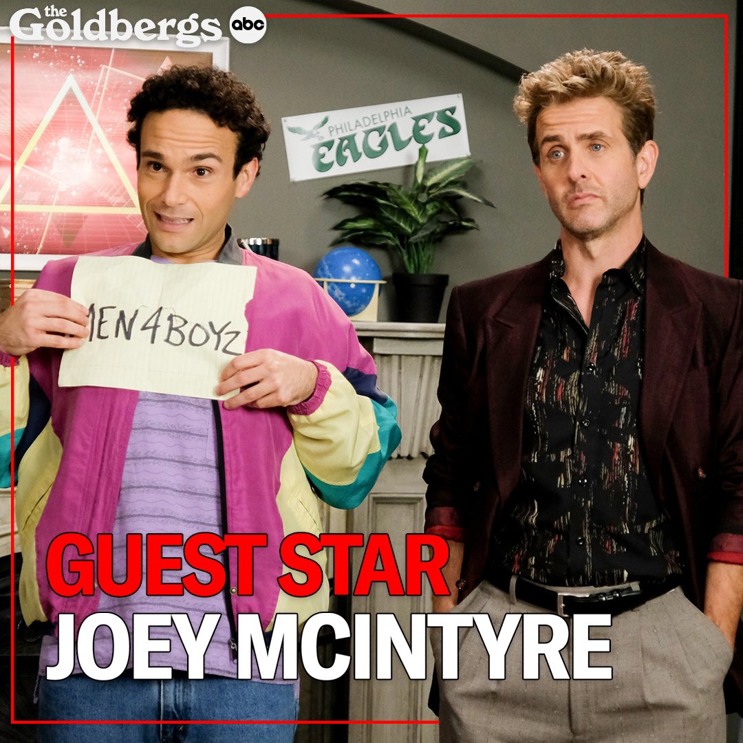 joeymcintyre's tweet photo. Catch me on @TheGoldbergsABC March 16th with this legend #TroyGentile-
Legit my fave show. #classic!! https://t.co/zUR5MfVpyj