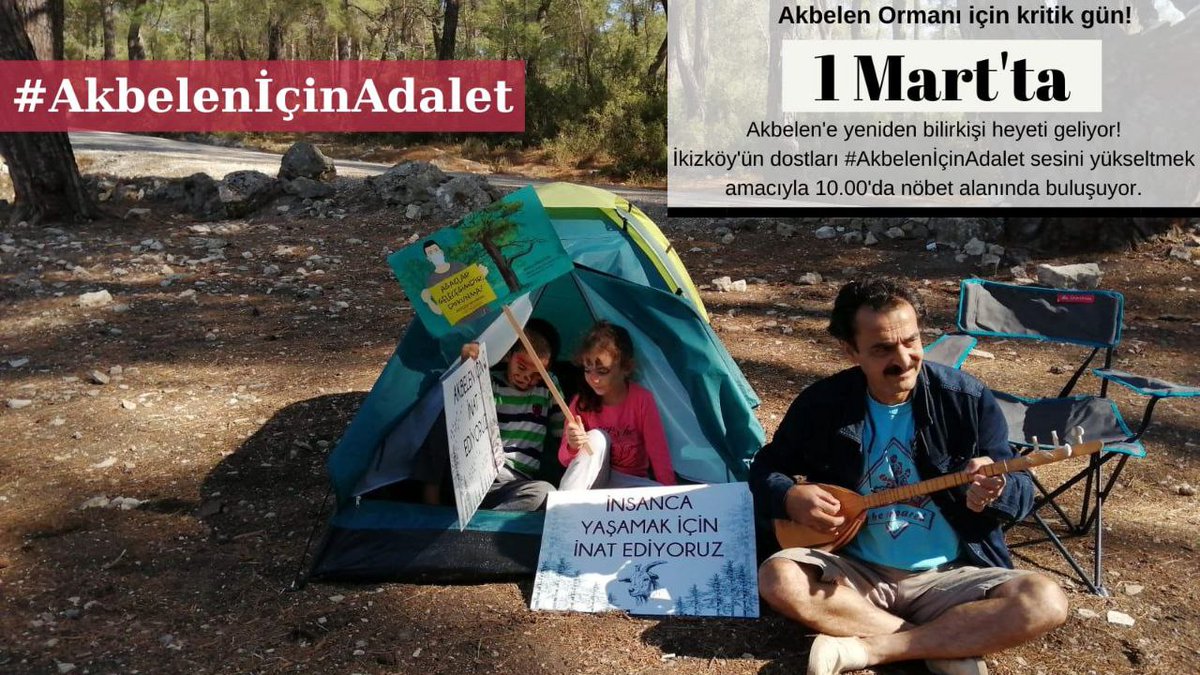 Tüm yaşam alanlarına ve #AkbelenİçinAdalet direnişle gelecek.