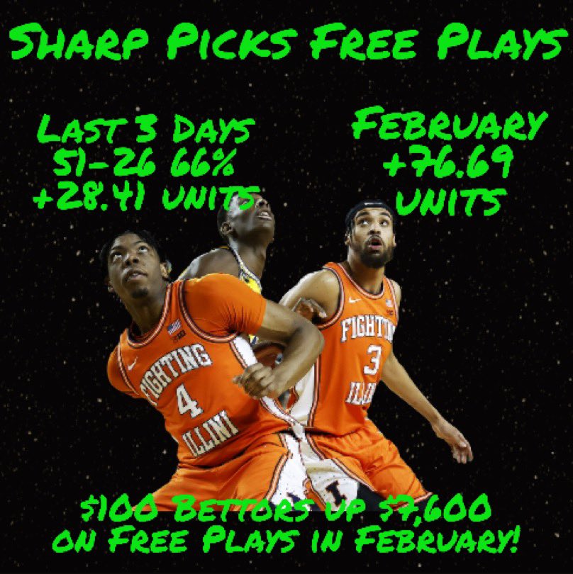 SharpPickss's tweet photo. 1 person to RT this will win a WEEK of VIP‼️

10 people to RT this will get the FULL MONDAY VIP Card ‼️

1 person who LIKES this will get a Week of VIP ‼️ 

10 people who LIKE this will get the FULL MONDAY VIP Card ‼️

Client haven’t had a losing week in 2022 https://t.co/4t40pGy1A6
