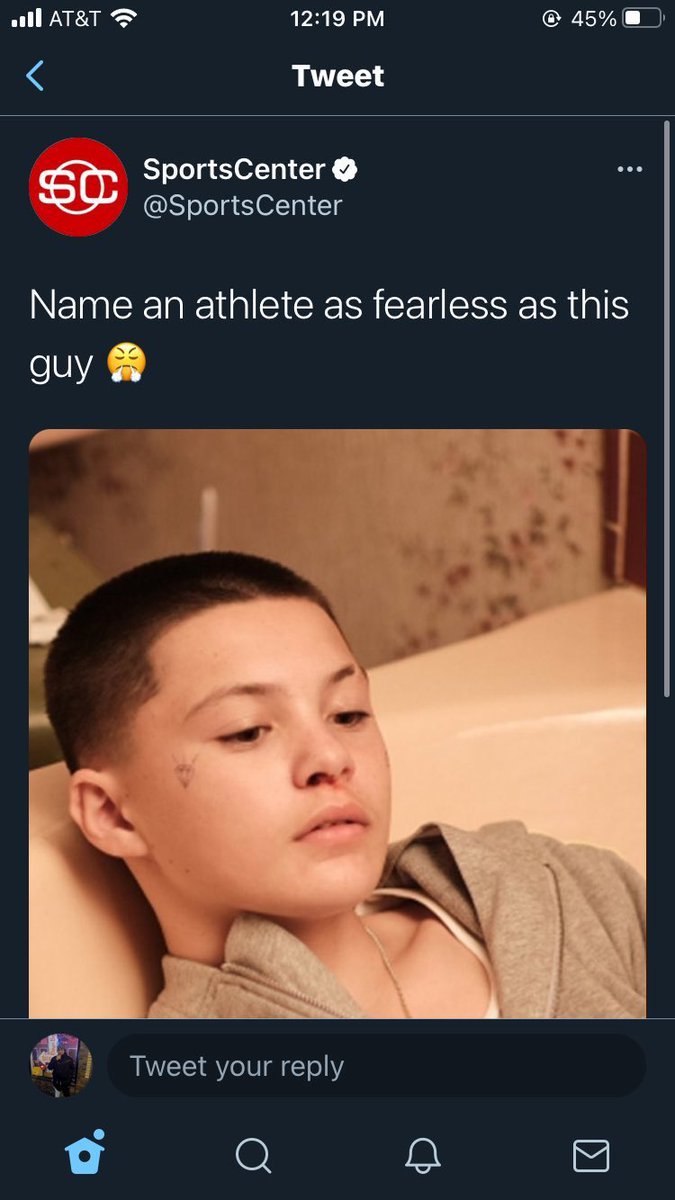 _PapoLuca's tweet photo. Man I’m crying sportscenter deleted this tweet cause everyone was responding with OJ and Aaron Hernandez https://t.co/ZCaq496eJp