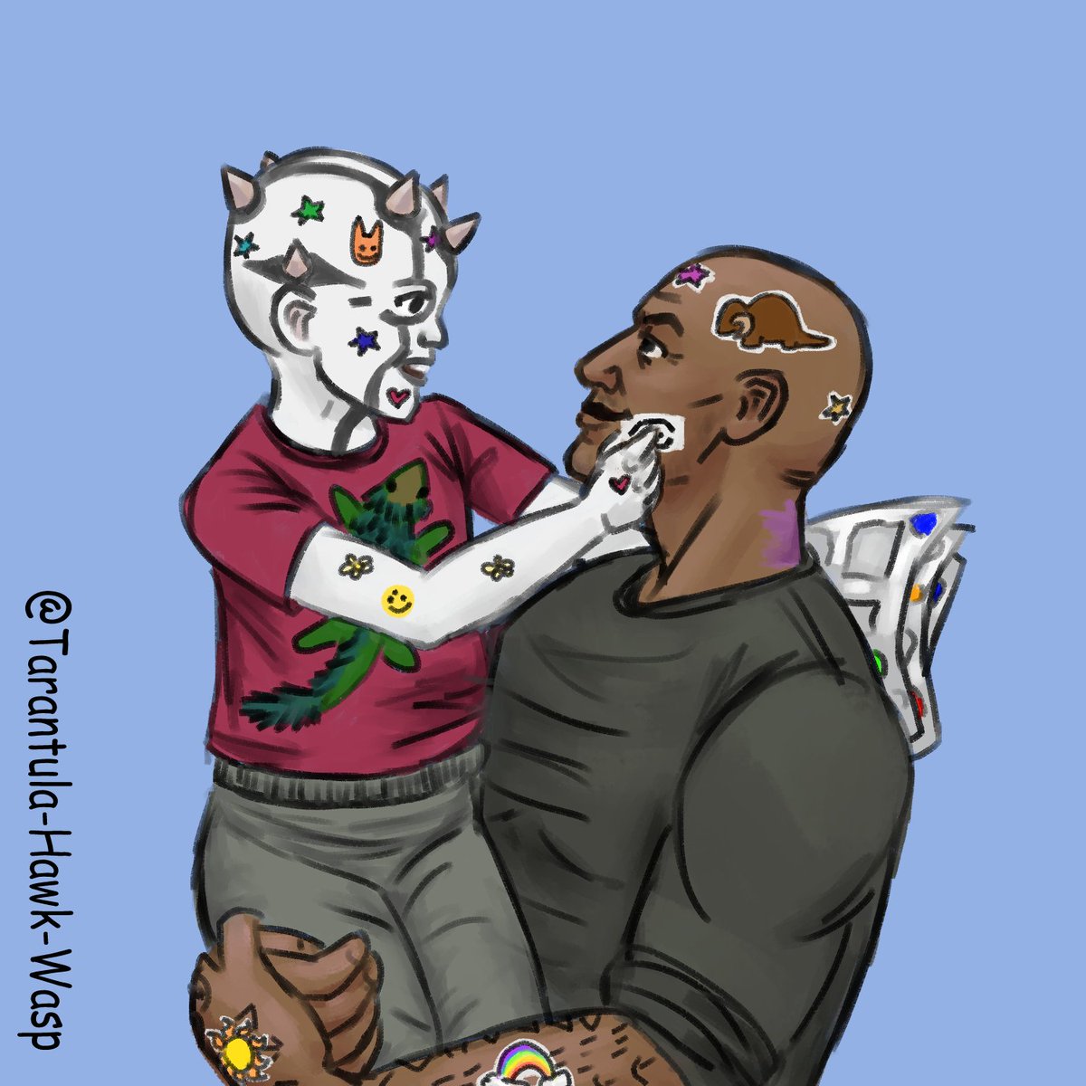 tcotff's tweet photo. I love the space family of the Mynock so much @campaignpod <3 #leenikgeelo #bacta #trystvalentine #lyntelluroon #tamlinjorun #tonyvornskr #starwars #campaignpodcast https://t.co/yEo9iGTOaO