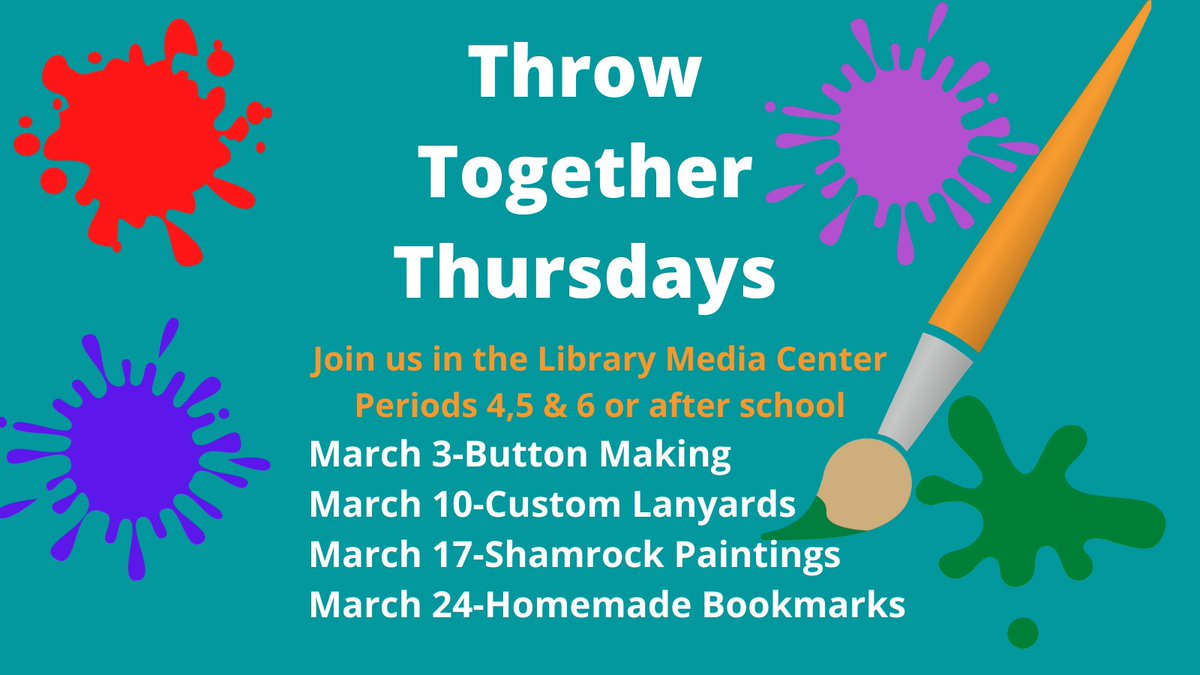SpartansLMC's tweet photo. Sign-up to join us during your homeroom/lunch or after school: https://t.co/jroYERiIJU https://t.co/iPDSdycKOg