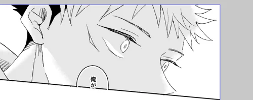いたどり君の静かな顔?キレてる?怖い?顔もすきなんだけど、虎伏だと全然そういうの描く機会がなくて、でも今は割と描いてる🥳 虎伏のお互い離れたときばっか怖い顔するのすごくすき 