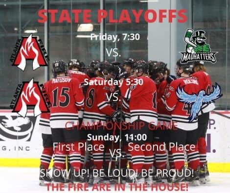 EvanMPritchy50's tweet photo. Friday night 7:30 State Playoffs. Come show you’re support for the Fire!! 🔥🔥 @CHSCoachB @CHSKnightsAth https://t.co/7UMNNU4AUs
