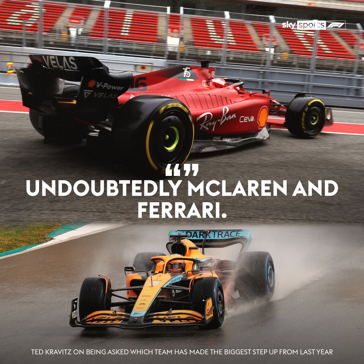 SkySportsF1's tweet photo. Ted's been busy answering your questions, and no doubt this one will please McLaren and Ferrari fans out there 👀 https://t.co/5L7N3uT32u