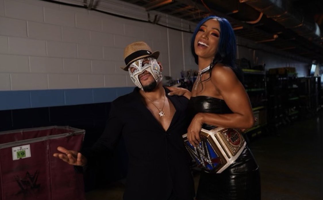 realudovic's tweet photo. So excited to put DA BOSS & DA GLOAT together as a mixed team on #WWE2K22 🙏🏼❤️🔥 #LuchaBoss https://t.co/jYmGiKtl1a