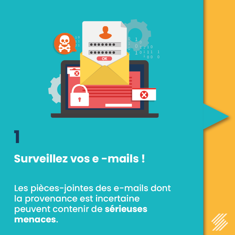 SEPTEO_AVOCATS's tweet photo. 🔐 [#𝐂𝐲𝐛𝐞𝐫𝐬𝐞́𝐜𝐮𝐫𝐢𝐭𝐞́]

 💡 Nous vous présentons 4 bonnes pratiques pour sécuriser votre activité quotidienne sur internet !

 🌐 #SECIB met à votre disposition des solutions pour une #sécurité optimale ⚙️

 #Avocats #LogicielMétier #RGPD #ProtectionDesDonnées