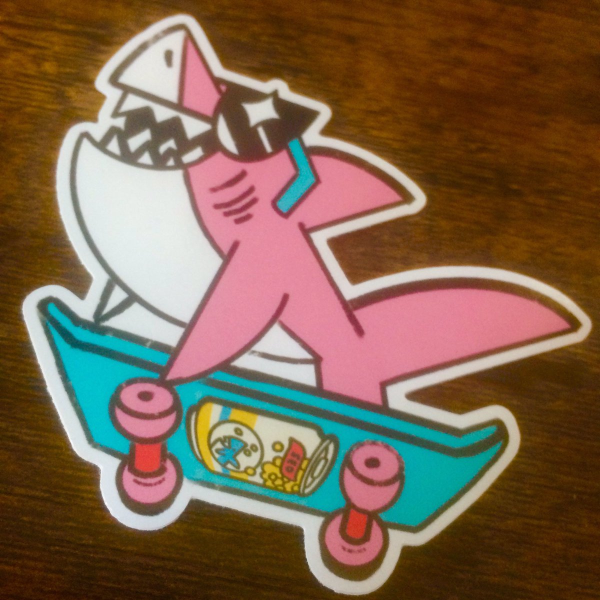 Sharkteath's tweet photo. This weeks shark giveaway is SKATEBOARD SHARK! Dawning the trans flag colors and shredding up your local neighborhood, what a hero! 2 winners chosen at random this week.

To enter:
🦈Follow me!
🦈RT this post
🦈Comment on this post https://t.co/9Nv7sjqilU