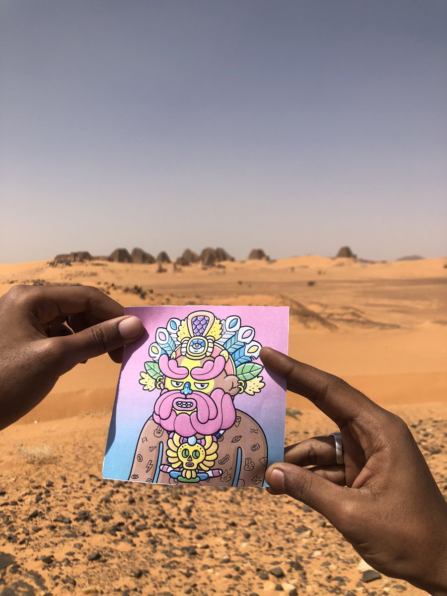 Virchowznode's tweet photo. From the lost pyramids of meröe shamanzs flickered the attention of the resting pharaohs.
Let’s start a movement with shamanzs in different landmarks across the world. #GVO #shamanzsnft #ShamaGang 
@shamanzs @brosmind @shamanzier_NFT @TheRichShamanz @tejada_vanessa @XiscoLl https://t.co/tu66AyQ3RT