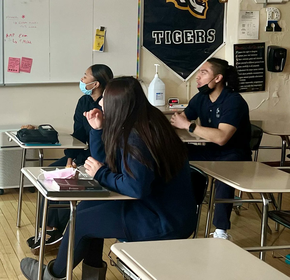 HolyTrinityChi's tweet photo. Seniors in AP Literature are joining in on the Wordle fun! Students play this trending word puzzle at the start of class each day in an effort to beat Mr. Raehl’s score. Have you tried Wordle yet?
#wordle #HTExcellence https://t.co/lJjauwjUDD