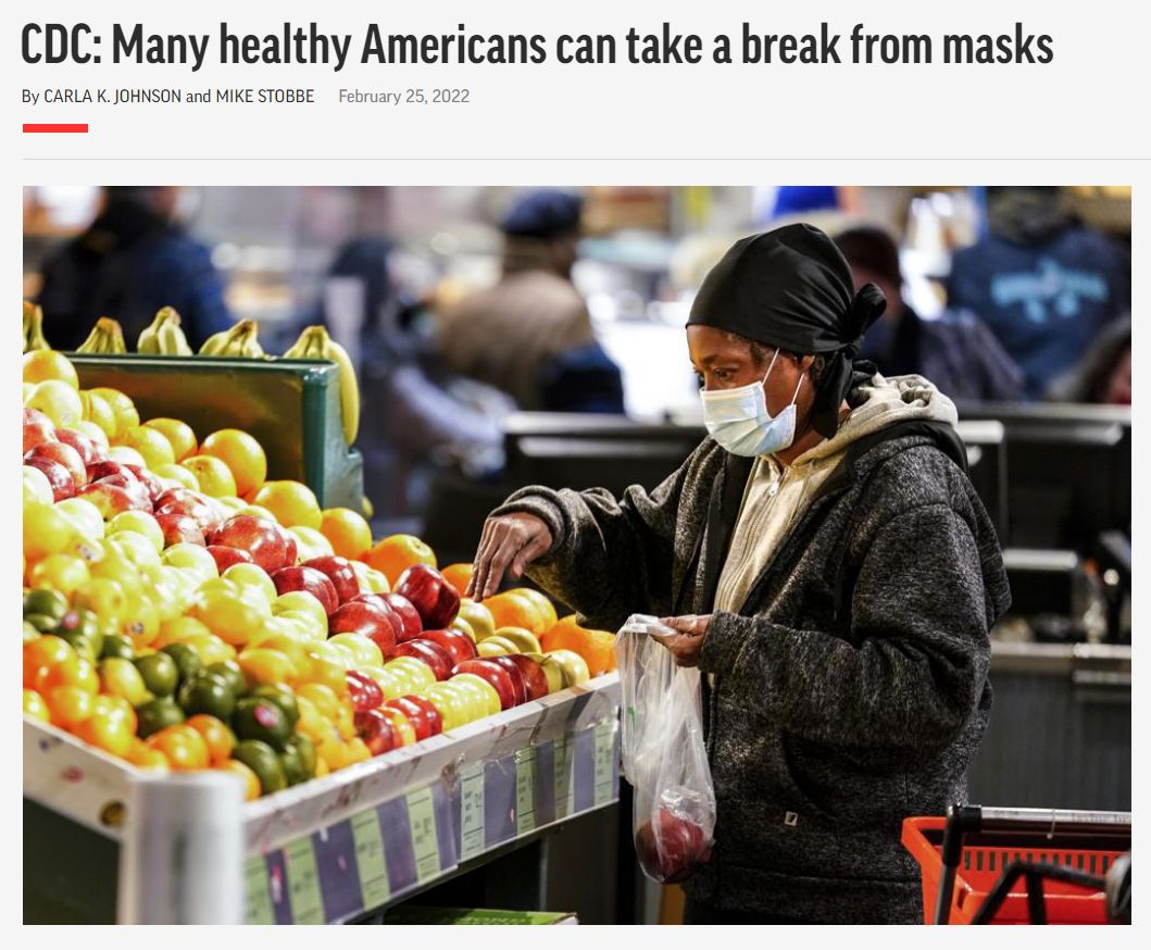 kylenabecker's tweet photo. Don't be fooled. Democrats have no intention of letting the masks go. They are giving Americans "permission" to take a break. Vanquish them from office in November. https://t.co/njSSLhr208