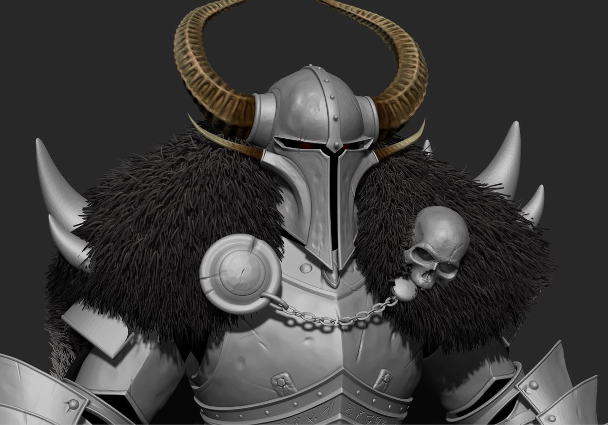 MaeMaeVt's tweet photo. Sorry I've been so quiet recently!!! Doing a little bit of a shuffle IRL and not been able to stream >< 

I'm super curious who'd be interested in watching 3D art streams :o? I... don't do super cute stuff though, here's the latest thing I'm working on to give an idea. https://t.co/reUX0Ea3wo