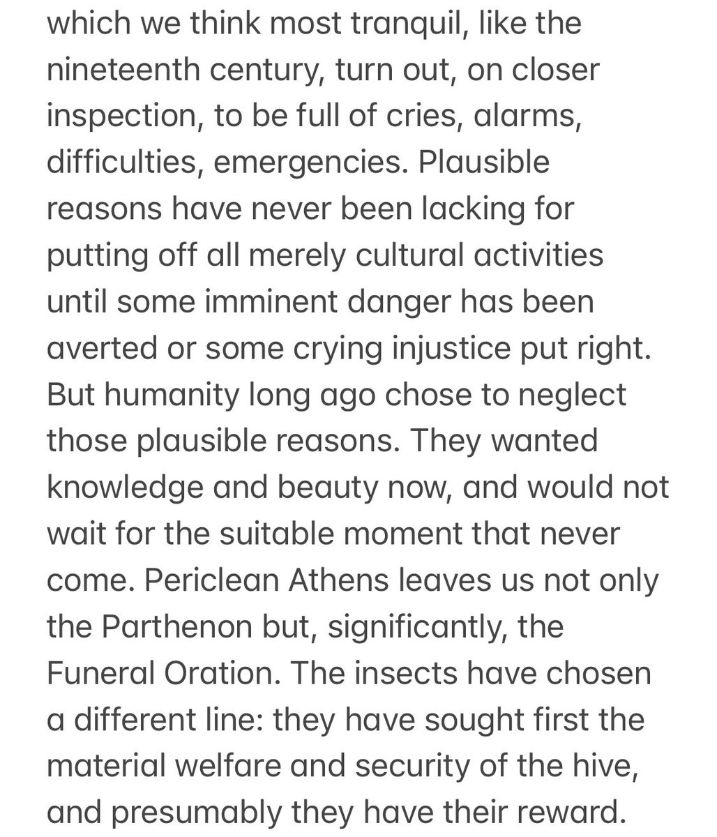 ShengwuLi's tweet photo. For anyone who wonders today if anything they do matters, here’s a paragraph by CS Lewis that helps me.

It’s part of a sermon at Oxford in 1939, titled “Learning in Wartime”. https://t.co/CCkHHaBDUa