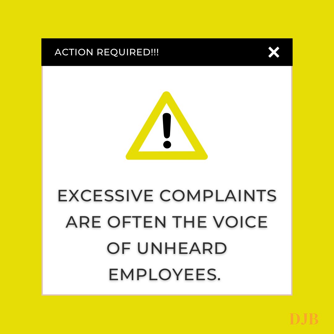 Drjosiebennett's tweet photo. Do you create avenues for your employees to share their thoughts and opinions? When employees feel unheard, the voices of their complaints are louder. Dedicate the time to gather information from your employees. 

#employeeinsight #hrdata #hranalytics #hr #humanresources https://t.co/hoMxdgpAnW