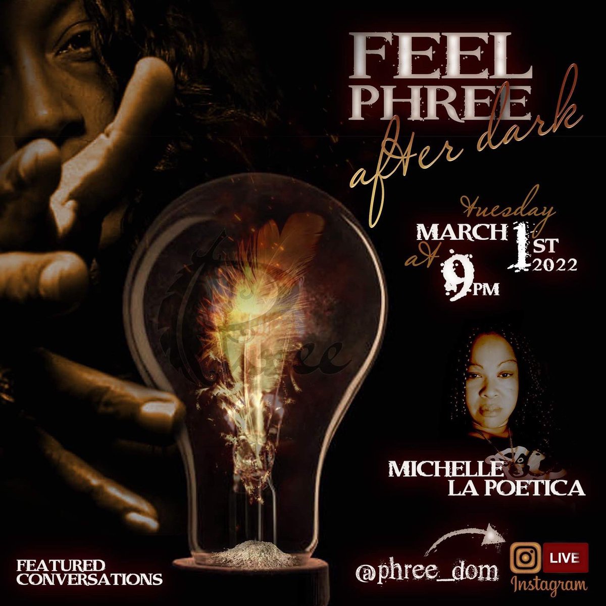 phree_dom_is's tweet photo. Come join the Live on IG tomorrow, 9pm https://t.co/U3XLpyoZYO