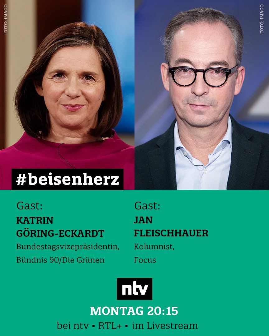 Achtung, Programmänderung! Aus aktuellem Anlass talkt ⁦<a href="/MickyBeisenherz/">Micky Beisenherz 🍌</a>⁩ heute schon um 20:15 bei ⁦<a href="/ntvde/">ntv Nachrichten</a>⁩ und diskutiert mit seinen Gästen den Krieg in der #Ukraine.
⁦<a href="/RTLDE_Corporate/">RTL Deutschland</a>⁩