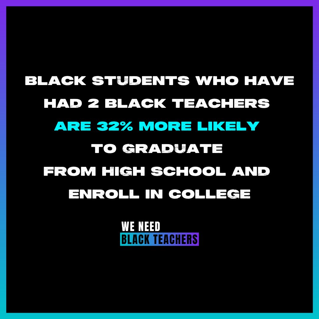 CitizenEdu's tweet image. We’ve partnered with @CenterBlackEd  to spread the word because Black teachers have a deep impact on the lives of our youth. Their work is part of the revolution. #weneedblackteachers #bhm