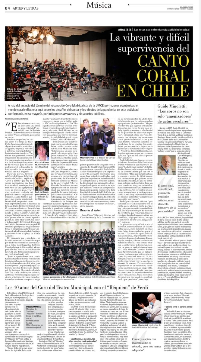 jennymusot's tweet photo. La #umce decide eliminar su #corodemadrigalista dejando a 16 cantantes además se su directora sin trabajo, ayúdenme a difundir por favor!!! #artistassintrabajo https://t.co/Q5cfLUUHbH
