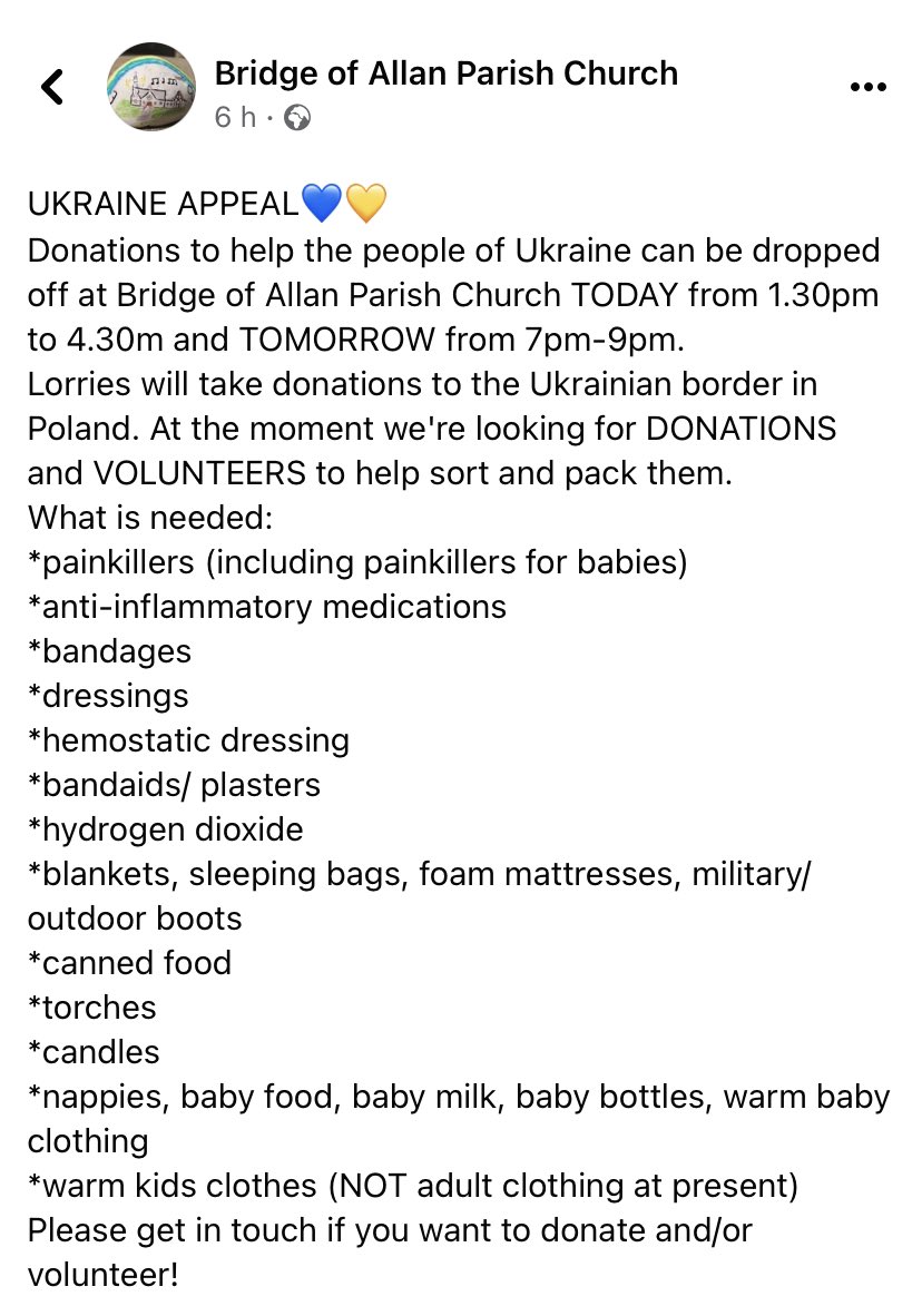 Church of Scotland tweet media