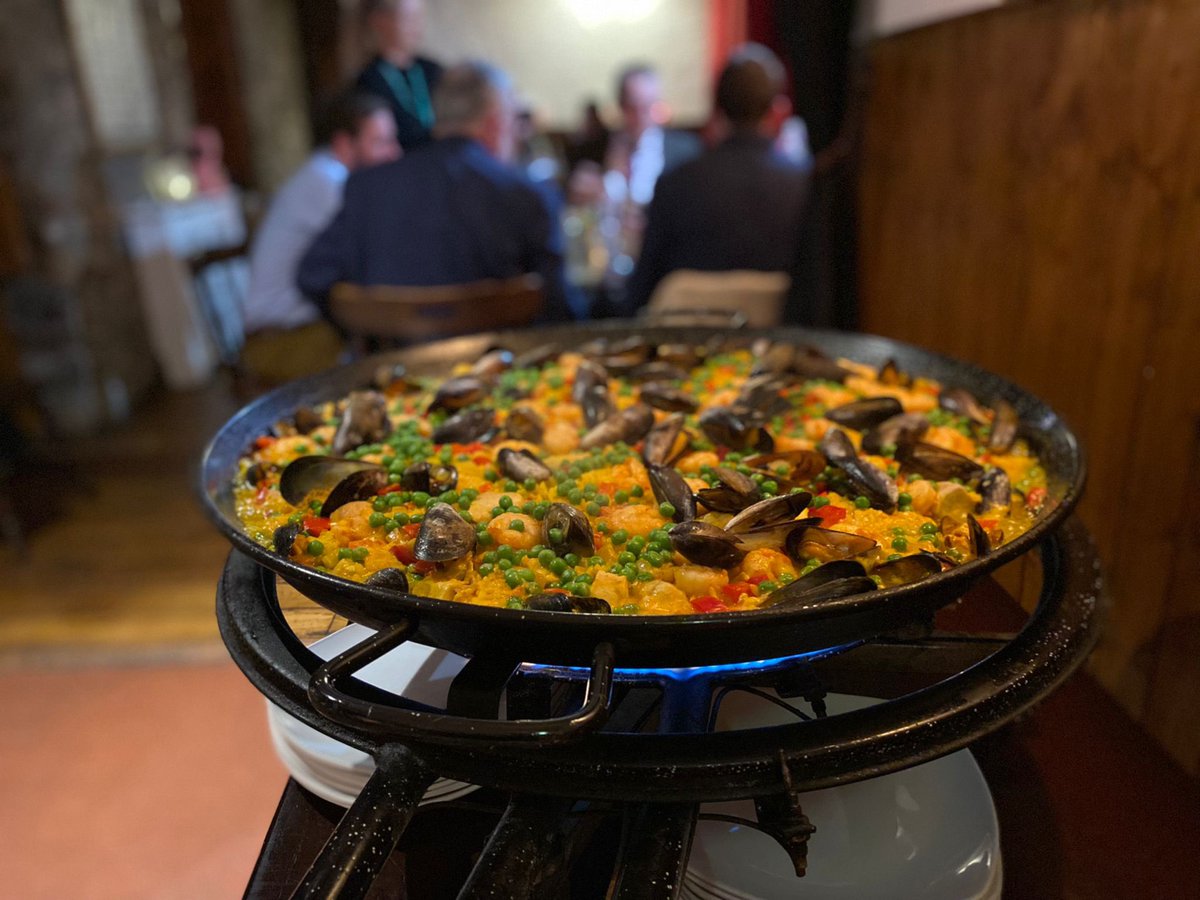 Just cooking a giant paella for a group, nothing to see here! #paella