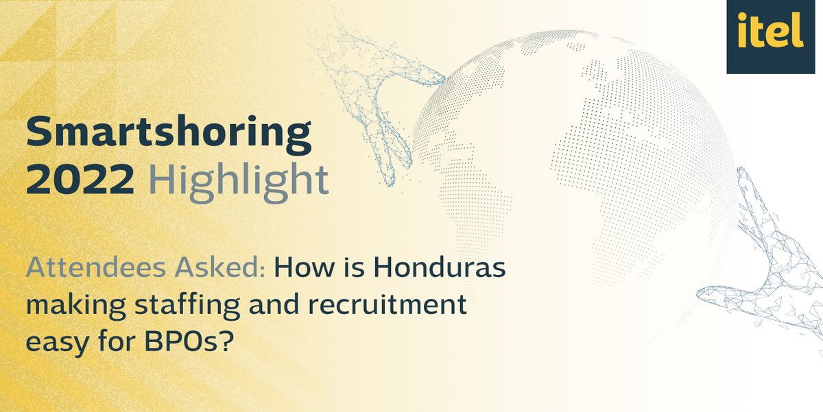 This allowed <a href="/itelCX/">itelCX</a> to recruit over 100 new employees in just one month, explained <a href="/Kathiayacaman/">Kathia yacaman</a> from @grupokarims, one of the speakers at itel’s Smartshoring 2022 roundtable.