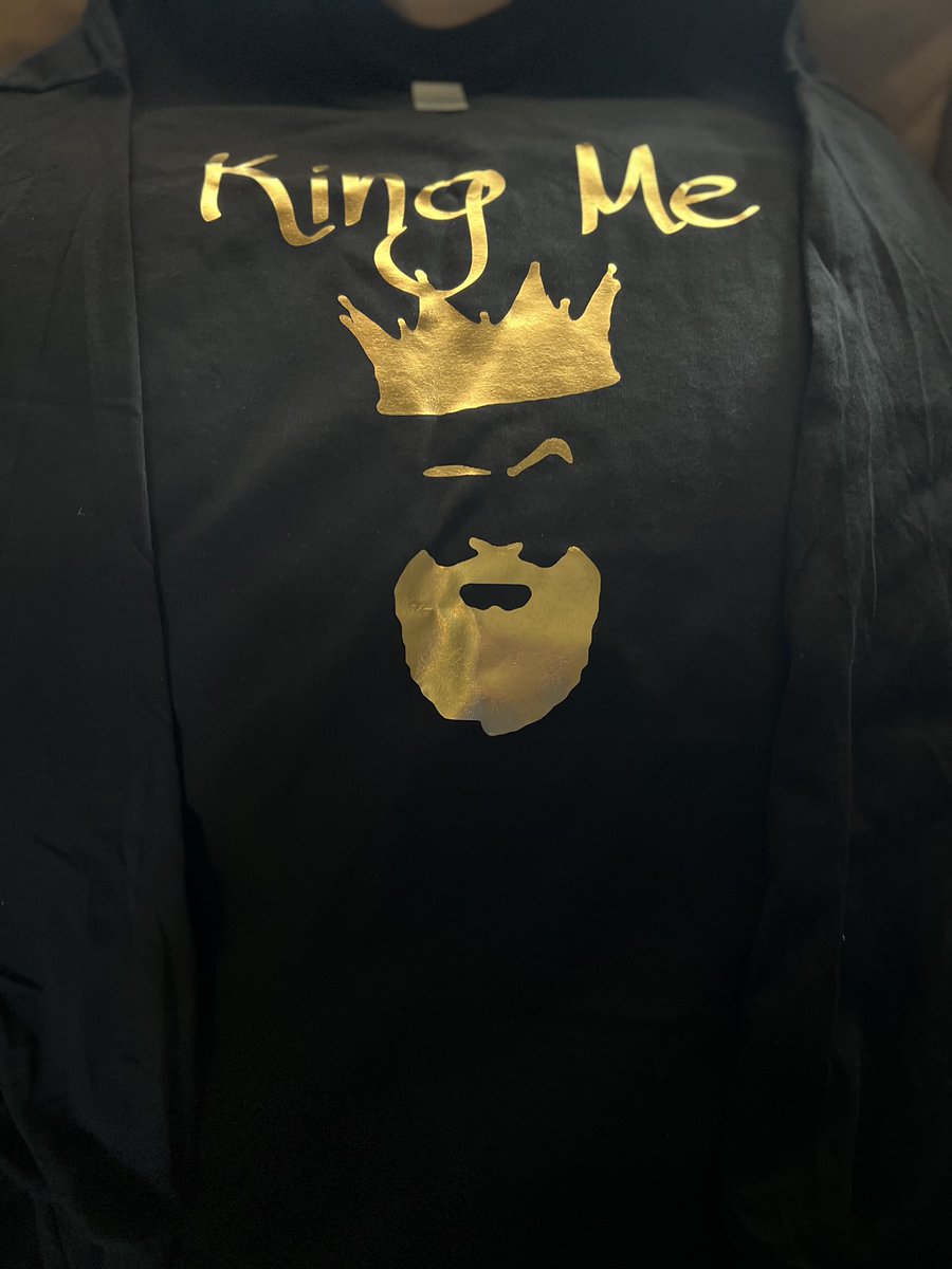 #KingMe brand and apparel heading to California today. Thanks for the support. #KingMe
