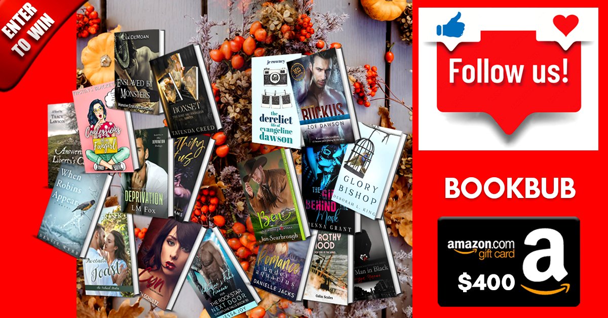 book_throne's tweet photo. 📚🎁ENTER TO WIN! We're giving away a 🔥🔥🔥WHOPPING $400 AMAZON GIFT CARD🔥🔥🔥 to one lucky reader. For your chance to win, follow our authors on BookBub. 
https://t.co/Q16VQXiBTj
#bookthrone #giveaway #giveawaycontest #sweepstakes #entertowin #supersale #kindle https://t.co/YJUyatdyup