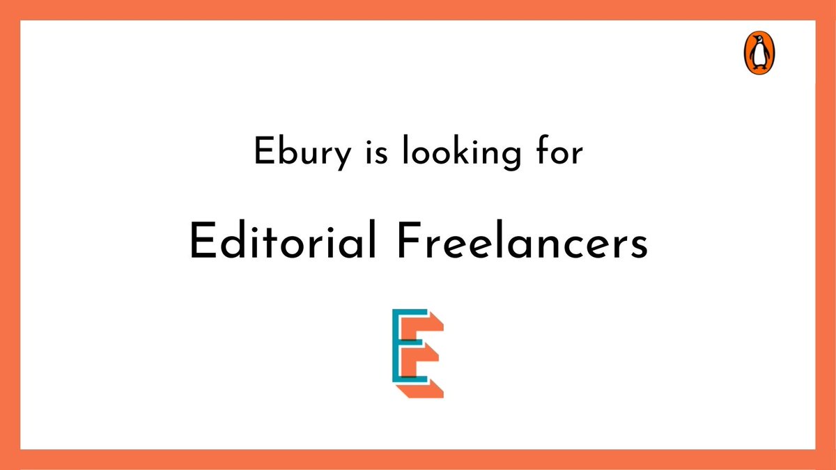 📢 Calling all editors!📢

Ebury is looking for experienced copy editors and proofreaders to work on our award-winning non-fiction

If you know your comma splices from your dangling modifiers, send your CV to janderson@penguinrandomhouse.co.uk