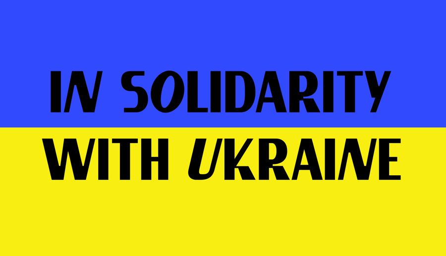 'Never again war!' Demanem que la comunitat artística internacional doni suport als nostres companys tant a Ucraïna com a Rússia que lluiten i protesten contra aquest acte d'agressió. Text sencer a @intl_online: internationaleonline.org/opinions/1081_… Signeu la petició: chng.it/ZB59GSNN