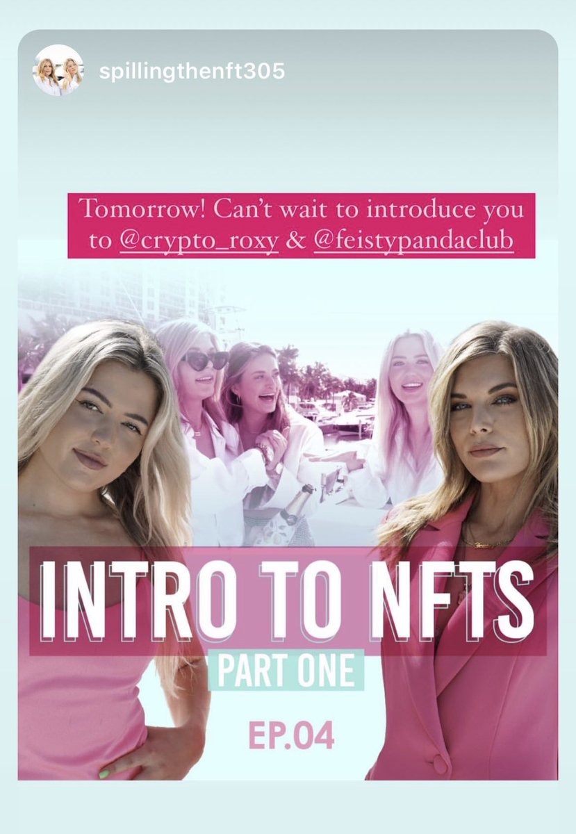 feistypanda101's tweet photo. We’re so excited to have been asked to talk about our project on Spilling The NFT 305 Show. Follow us to learn more about our project ❤️🇨🇦👭 #NFTs #WomenInNFTs https://t.co/cNTx5zDTNf