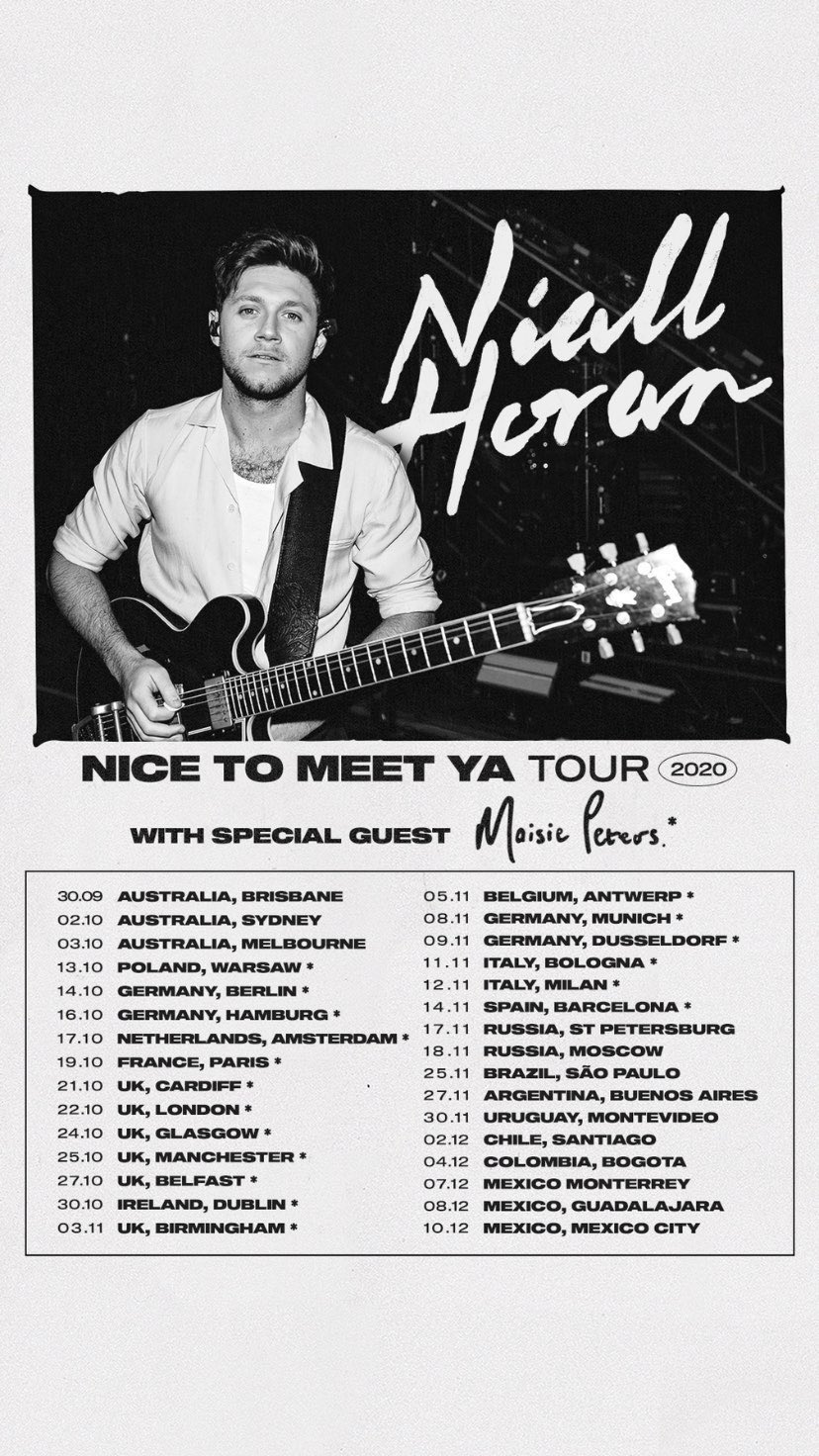 Niall Tour Updates on X