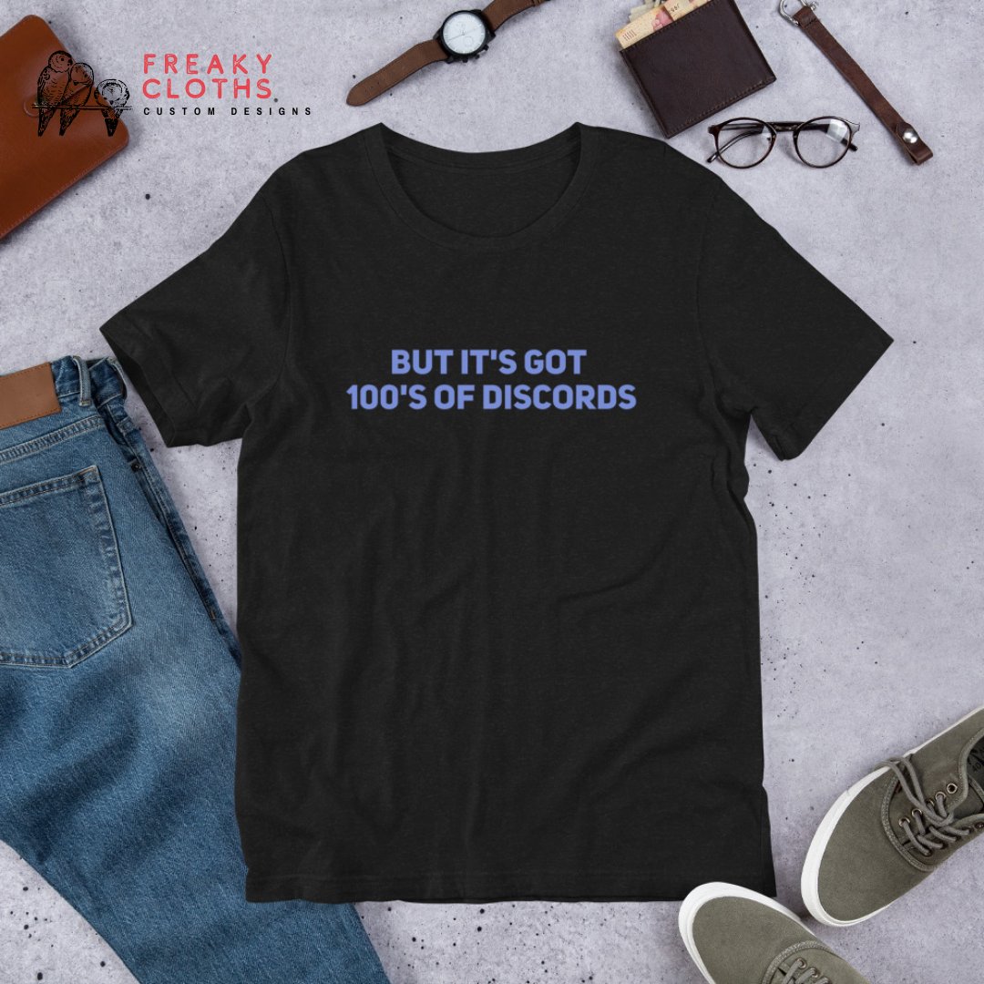 crystalgroves's tweet photo. Done and live on @freakycloths 

First person that gets the reference and comments what it is below and retweets, I'll send you one for free if you want it.

https://t.co/wx3vVJj5l6

#nft #nfts #nftcommunity #nftcollector #NFTGiveaway #nftgear https://t.co/o4kxWDLFt7