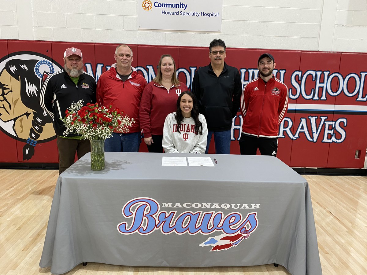 MacBraves1's tweet photo. Congratulations to Taylor Roesler as she has signed with IUK to continue her education and Pole Vault next year! https://t.co/a1qqUuUCa8