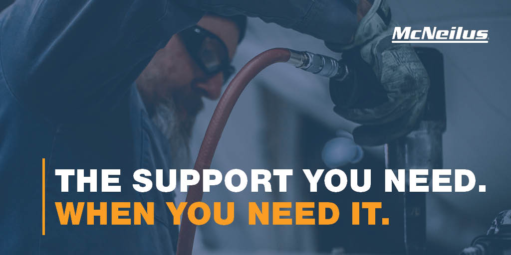 RevolutionMixer's tweet image. When you need to get your trucks back on the road, one call is all you need. McNeilus service centers and mobile techs are strategically located throughout the US to bring industry-leading service wherever you are. Learn more: bit.ly/3BKAfuZ 
#TeamMcNeilus #mobilesupport