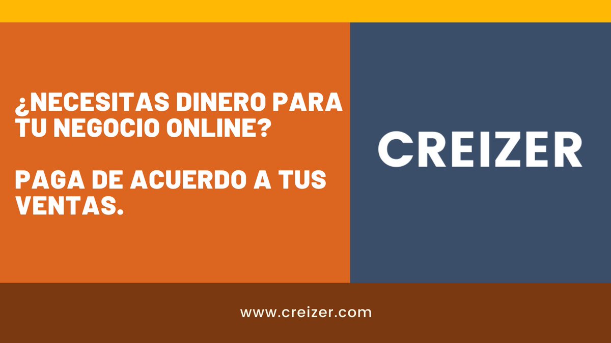 El préstamo pensado para vendedores online, porque pagas de acuerdo a lo que vendes en línea.
#emprendedores #emprendedor #mercadolibre #Amazon #vendedores